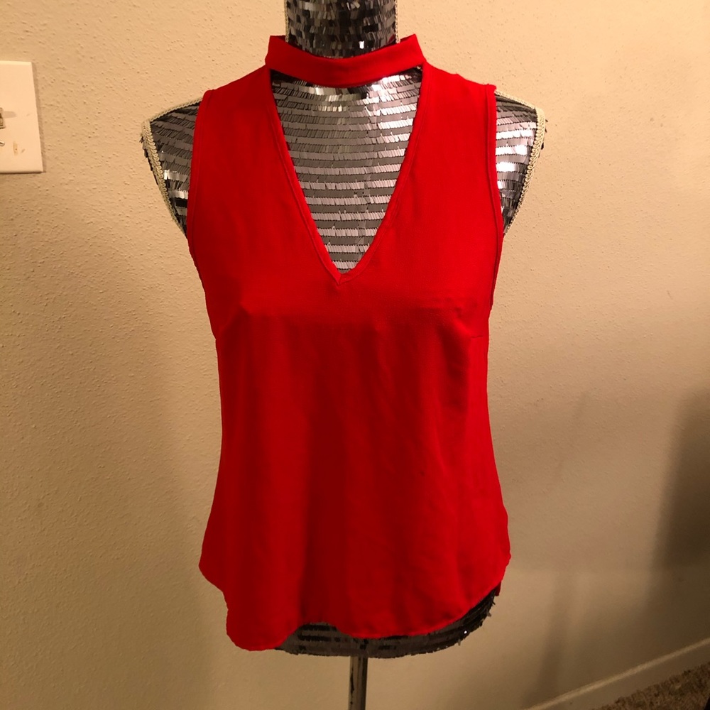 Gorgeous Red Top Sleevless